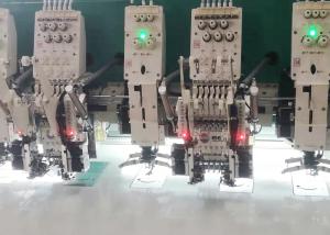 Industrial  Sequin Embroidery Machine  Multi Needle / Computerized Logo Embroidery Machine