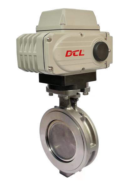 Quality Soft Seal Double Offset Electric Butterfly Valve High Performance for sale