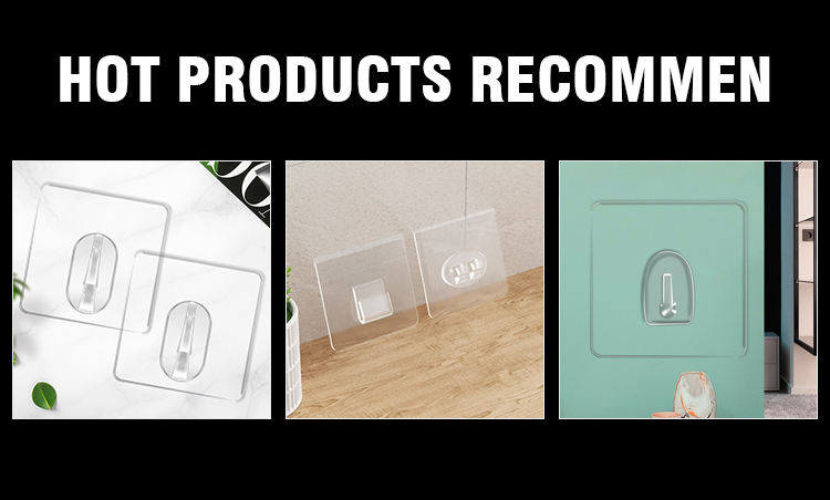 Strongly Wall Mounted Wall Hanger Hooks , Storage Sticky Hanging Hooks
