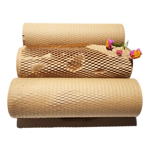 Quality Multifunctional Honeycomb Wrapping Paper Roll Customized Kraft brown for sale