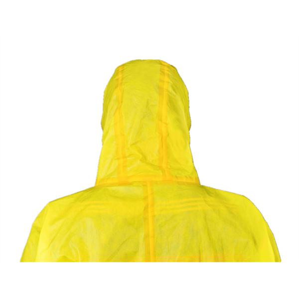 Oil Refinery / Chemical Handling Type 3B Disposable PP PE Protective Coverall With Hood