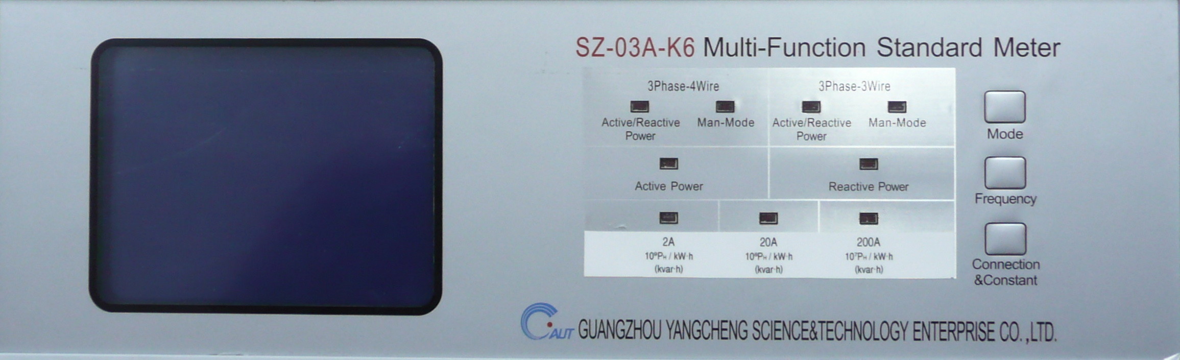 3ph Reference Standard Meter 10Ma – 120A Calibration Of Electrical Test Equipment