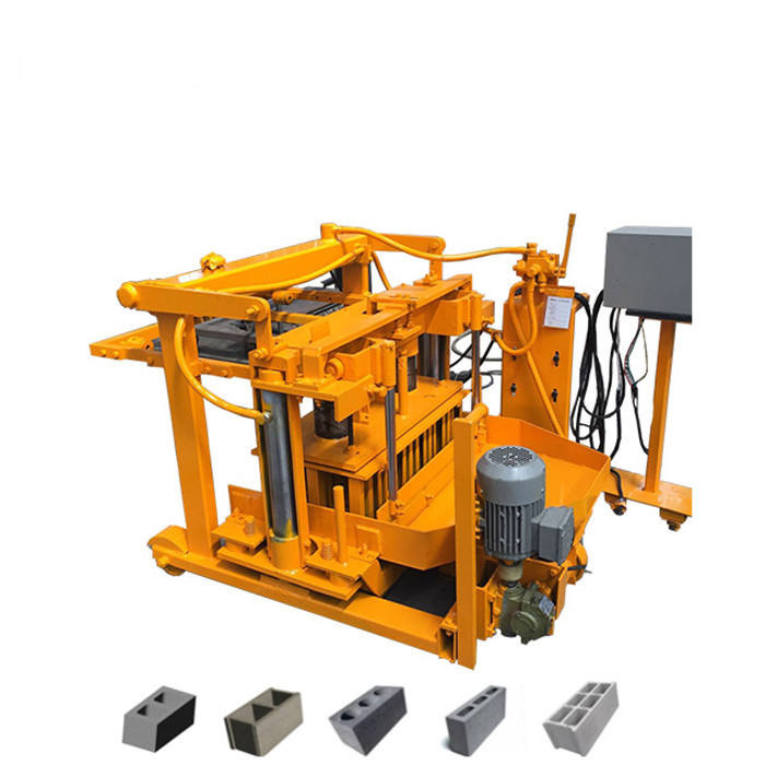Interlock Concrete Block Brick Making Machine 415V Semi Automatic KL40-3A