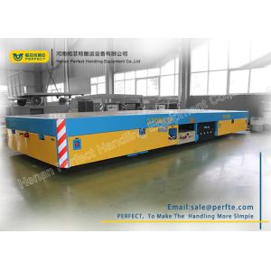 China Trackless Transfer Bogie Electric Trailer Trolley Low Noise Easy Operation wholesale