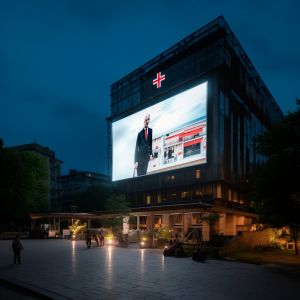 China Curved P4.81 Outdoor LED Advertising Screen Immersive Design wholesale