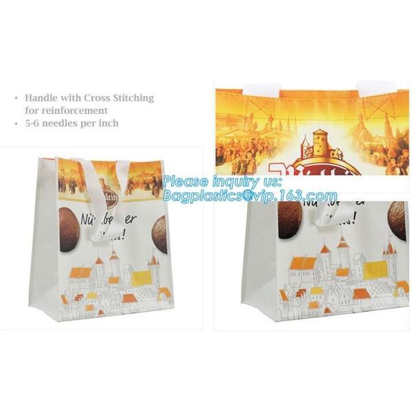 Promotional Recyclable Non Woven Bag, hot sealed non woven bag, cheap logo printed non woven shopping bag, bagplastics