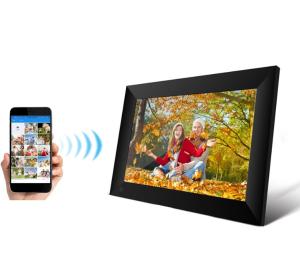 Vphoto APP 10.1 inch LCD LED touchscreen WIFI digital photo frame cloud photo video frame loop display for NFT advertising