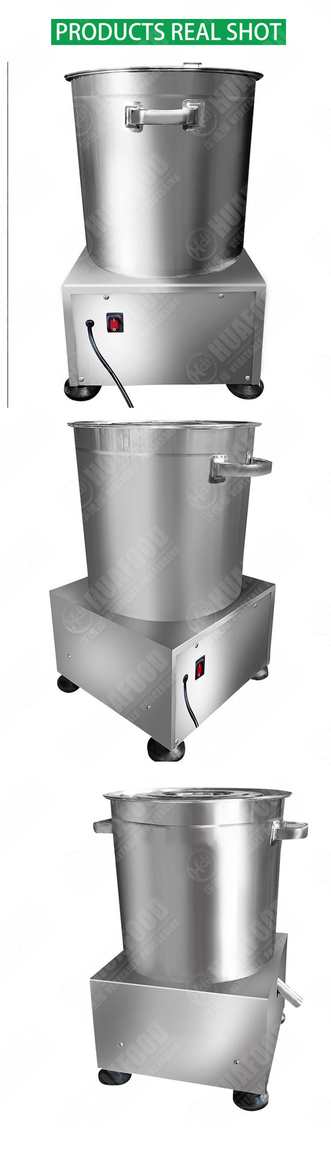 180W 1400r/Min Fruit And Vegetable Dryer Machine For Mushroom Dewatering