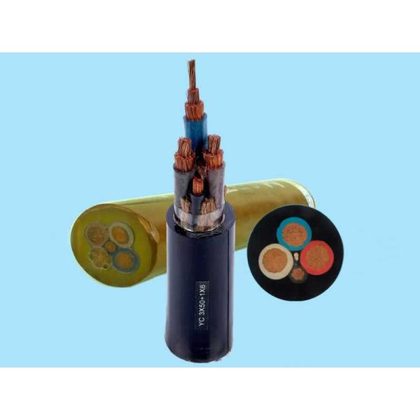 Outdoor Wet Condition Silicone Electrical Cable / Sheathed Rubber Power Cable