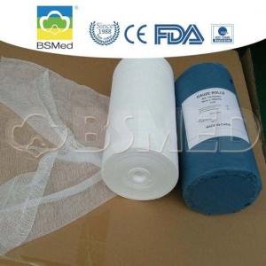 China Pure White Cotton Gauze Roll , Gauze Bandage Roll For Personal Care wholesale