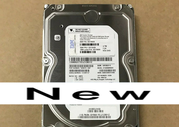 00Y2475 00Y2476 IBM Hard Disk 4T SAS 7.2K 3.5 V3700 V3500 1 Year Warranty
