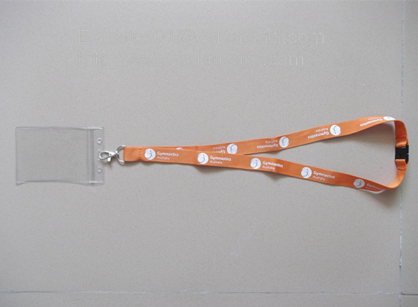Plastic name tag lanyards