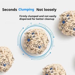 Deodorizing Tofu Bentonite Mixed Cat Litter Custom Logo Fast Absorption Particles
