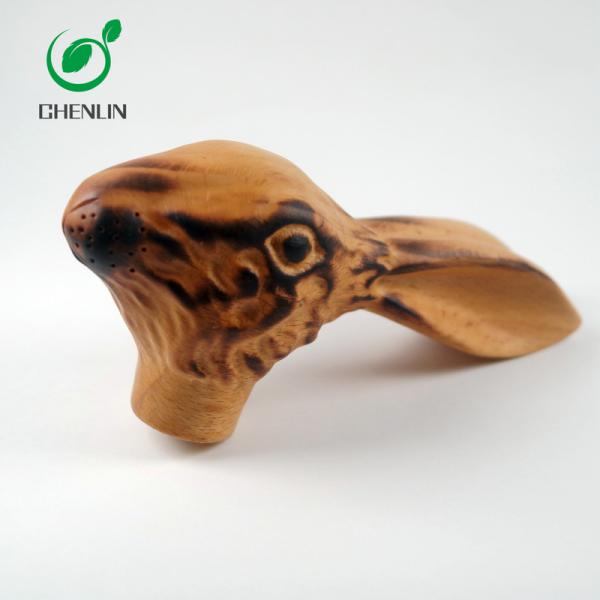Walnut Solid Stick Umbrella Handle Rust Resistant For Outdoor