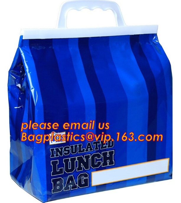 Customized logo printing insulated food delivery cooler bag,wholesale waterproof food delivery thermal bags bagplastics