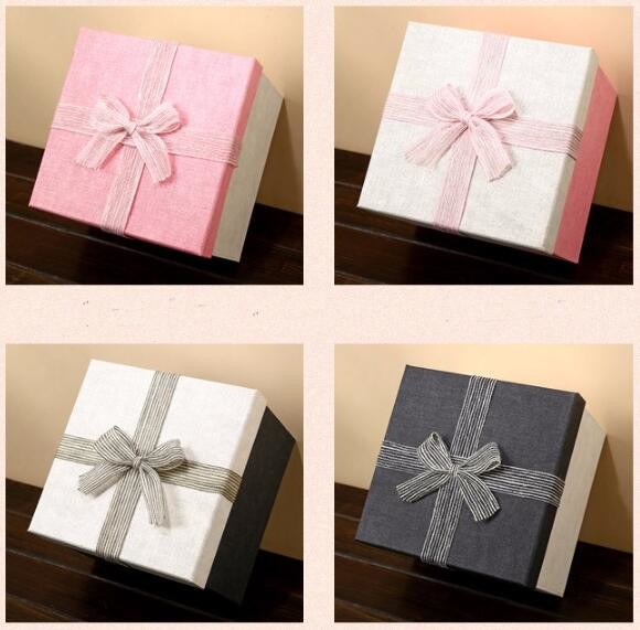 Custom design gradient color luxury paper packaging gift box with lid,Paper Flower Box Florist Bouquet Box Packaging Ros