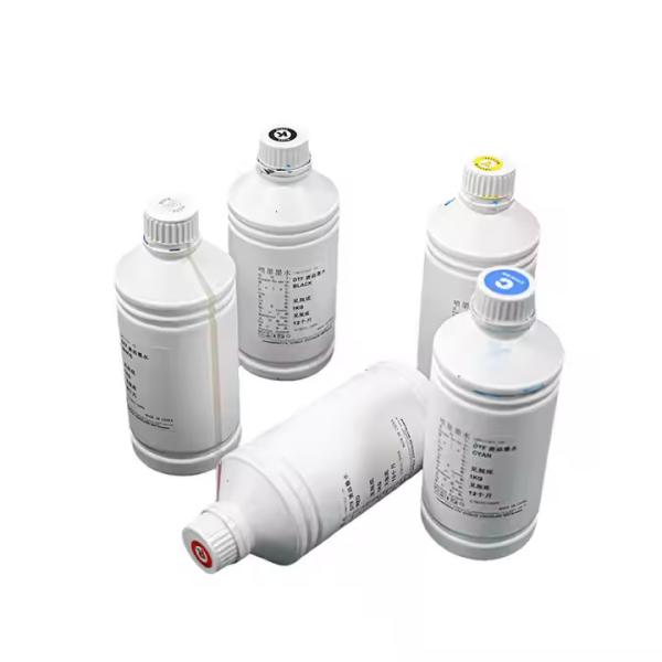 Quality PET Transfer DTF Ink Water-based CMYK+W Color Ink DTF Printer Inks for Textile for sale