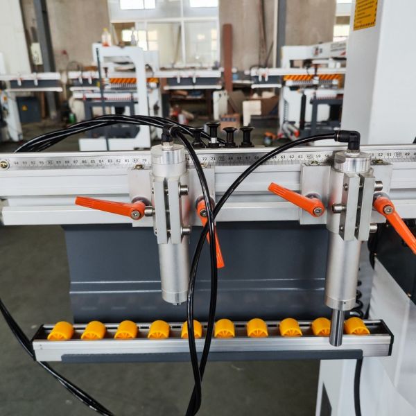 Wood Working Vertical Horizontal Hole Drill Double Row Wood Drilling Machine