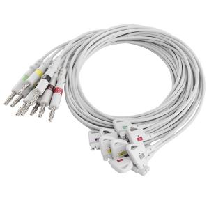 China P-Hilips Trim ECG Leadwires 989803129161 IEC 4.0 Banana Ekg Leadwire wholesale