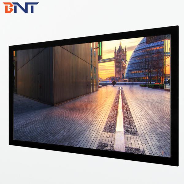Quality Fixed Frame Motorized Projector Screen 16 9 Format For Home Theater for sale