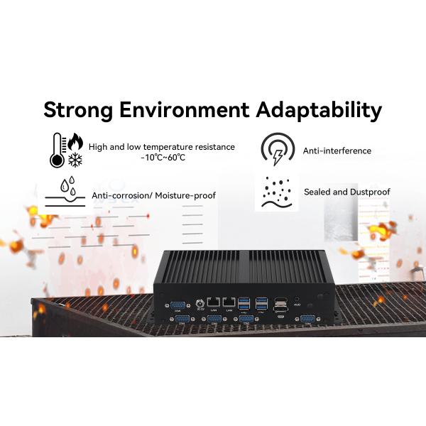 DDR4 32GB Industrial PC Intel Core i7 10510U Dual LAN SATA SSD Mini PC WiFi