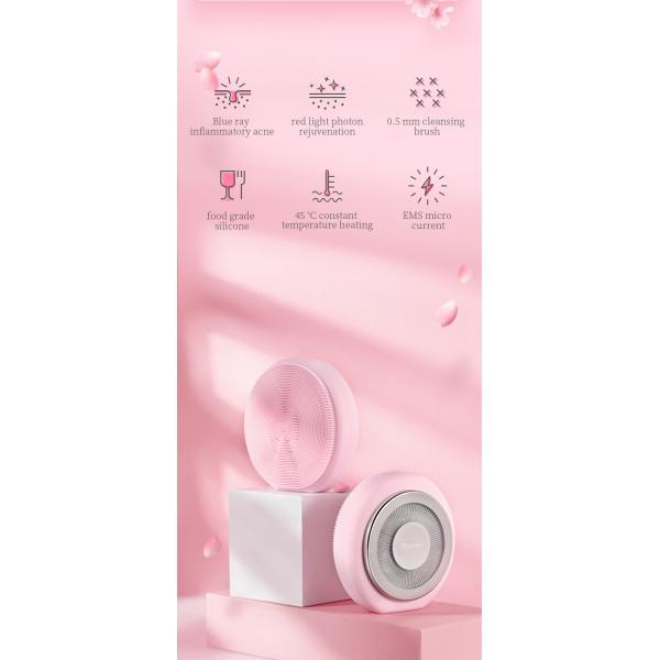 Nutrition Absorption EMS Microcurrent Silicone Face Cleansing Brush
