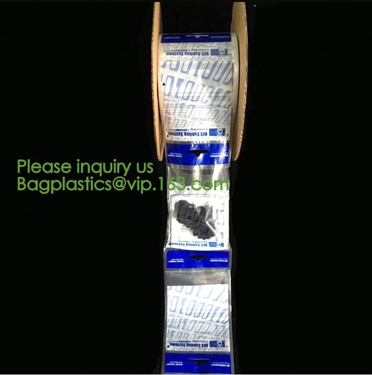 Clear LLDPE Easy Tearing Line Pre-Opened In Roll Bag,Factory Custom Autobag Preopened Polybag On A Roll