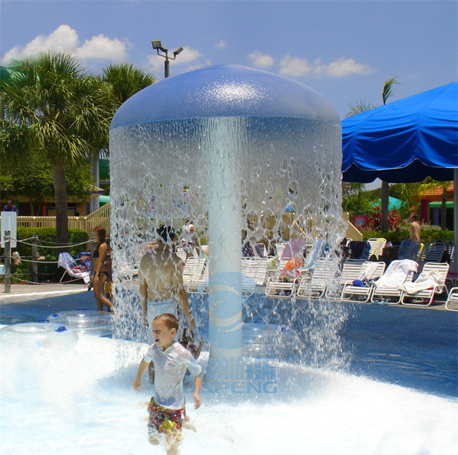 Custom Playground Water Slide Pool LLDPE Metal Water Slide Fade Resistant