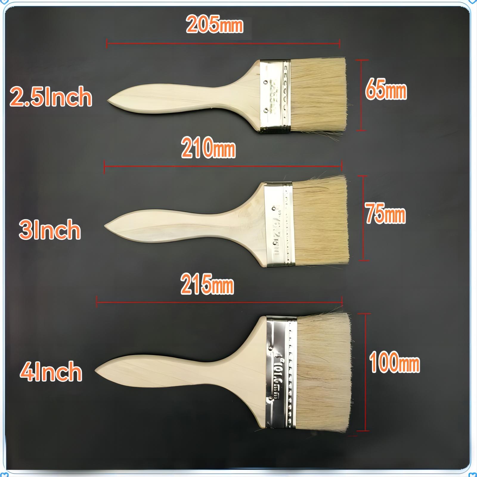 OEM Distributor Customized Support Wooden Handle Painting Brushes for Wall Painting