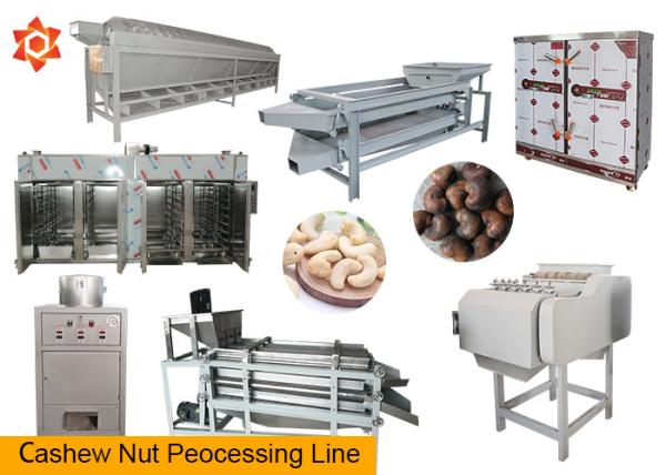 Quality 150 - 200kg/H Nut Processing Machine 220 / 380v Voltage 12 Months Warranty for sale