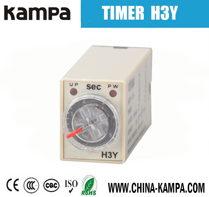 H3Y super electronical mechanical count down timer relay AC24V 220V