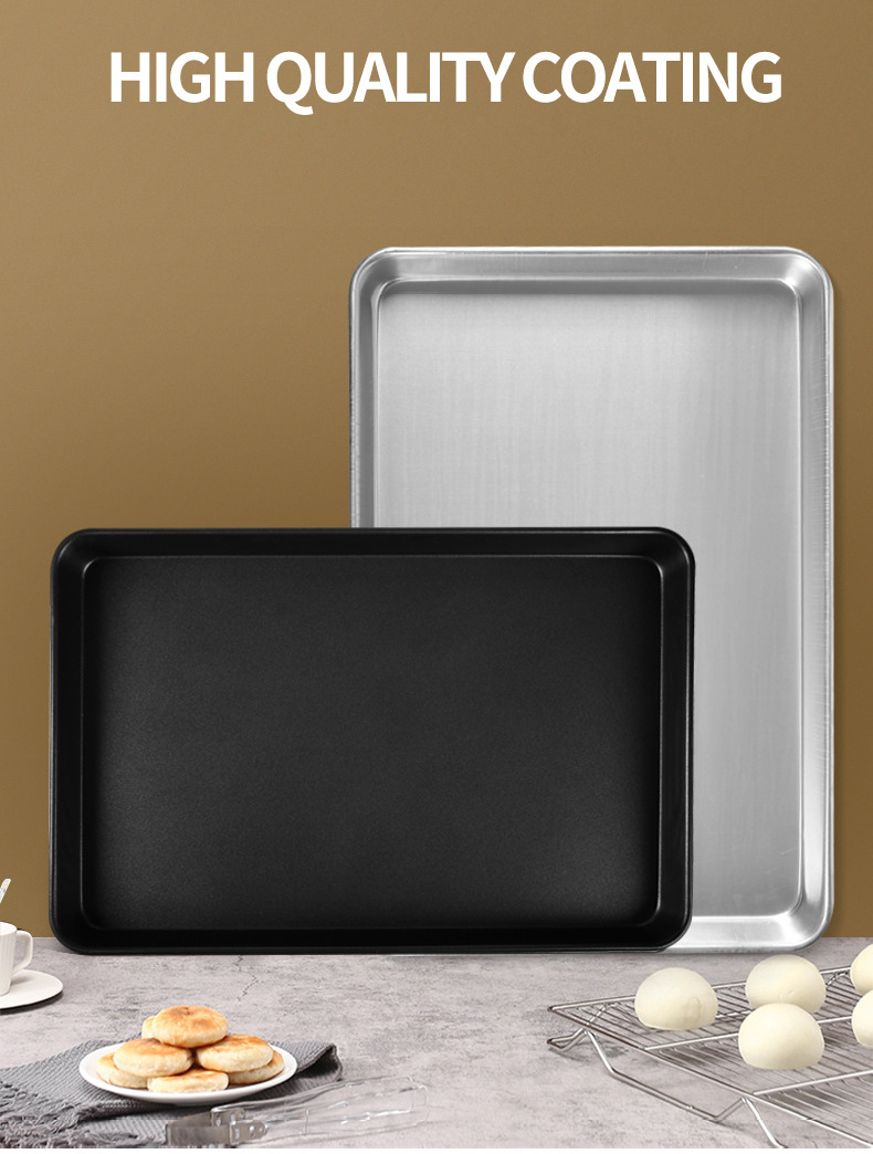 Bread Baking Tray Pizza Pan Baking Oven Food Serving Tray Food Container Pan