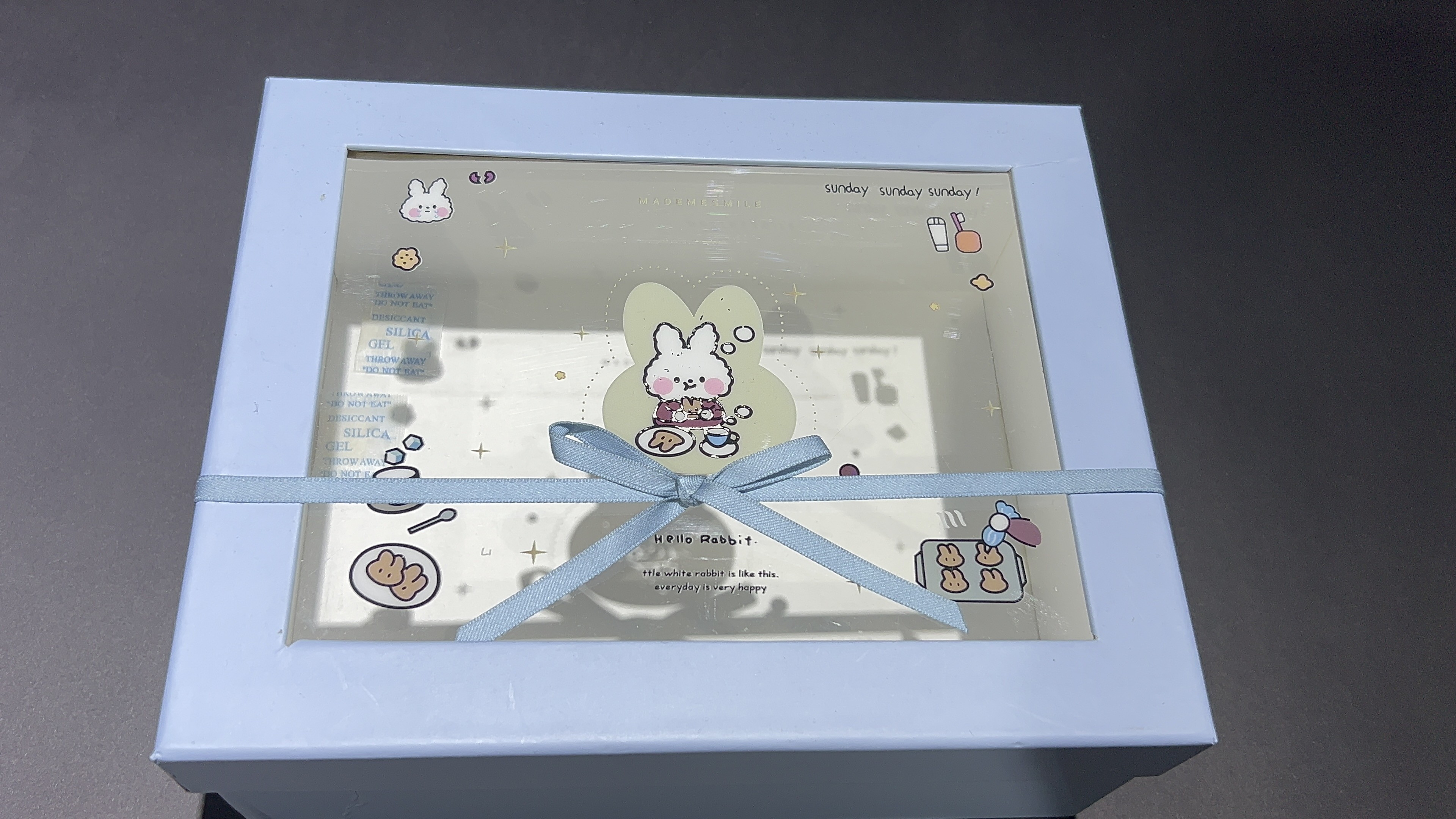 Transparent Window PET Gift Box High End Rectangular Gift Box With Clear Window