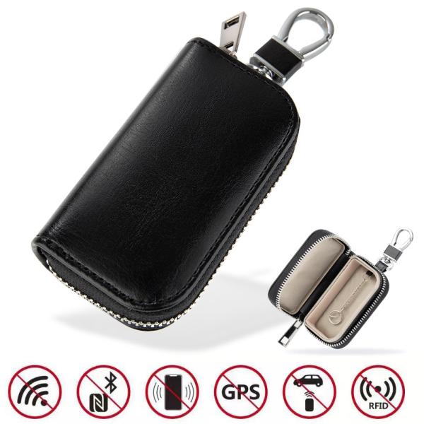 Quality Faraday RFID Signal Blocking Pouch Keyless Remote Control Zip Closure for sale
