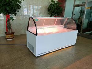 China Air Cooling SUS Deli Display Freezer With Manual Defrost wholesale
