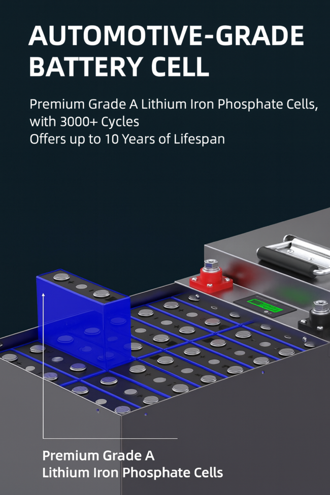 High Performance 3 Wheeler EV Lithium Battery Pack Long Life 72V