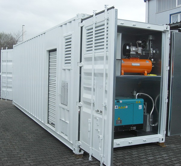 20ft 40ft Insulated Genset Container Shutter Ventilated Noise Reduction Certified by CSC Ideal for Loading and Shipping