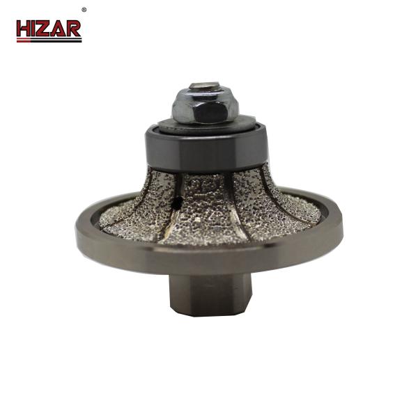 Quality CNC Stone Engraving Stone Router Bits No 3 Grit Hand Profile M14 Thread 75mm for sale