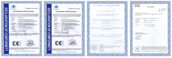 Top quality 4mm Light green float glass panel