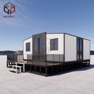 China Adjustable Foldable 20ft Container Prefab Homes Customized on sale