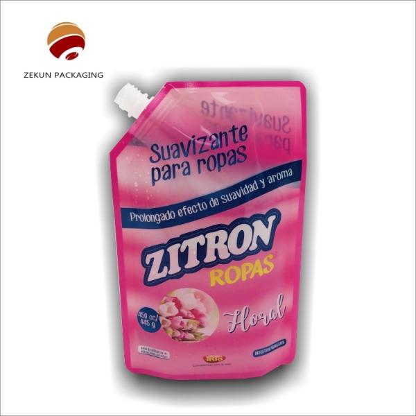 Quality Customization Laundry Detergent Spout Pouch Private Label Available for sale