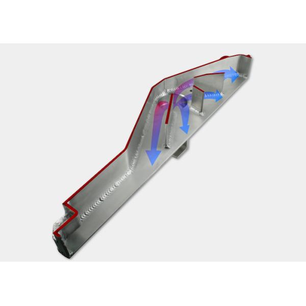 Aluminum automotive air to air intercooler bar plate air to air heat exchanger