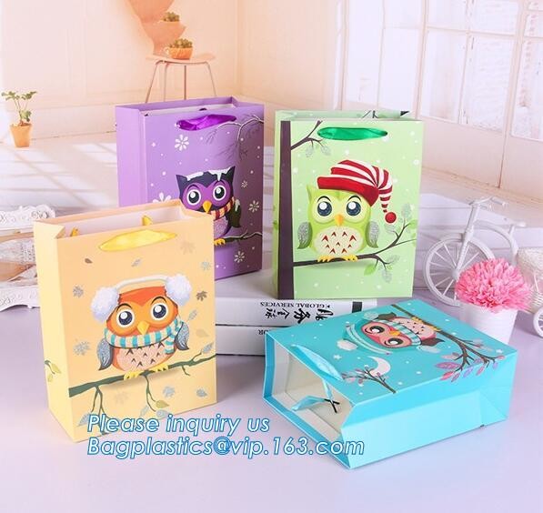 Fashion Custom Printing Luxury Gift Shopping Carrier Paper Bag With Your Own Logo Print,strong twisted handle black leat