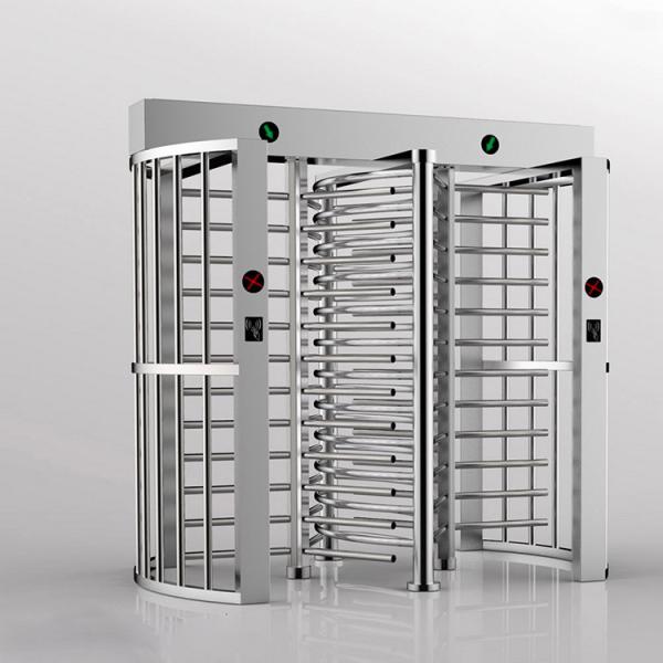 Quality Two Door Full Height Turnstile Prison Security RFID Card / Fingerprint Access Control for sale