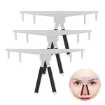 Light Weight Eyebrow Microblading Tool SS 3 Point Positioning Measuring Ruler