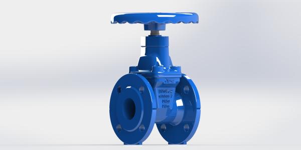 Quality Both Side Sealing Non Rising Stem Gate Valve , Resilient Seated Screwed Gate Valve for sale