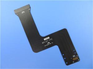 Flexible Printed Circuit (FPC) Flexible PCB On Polyimide With Black Solder Mask