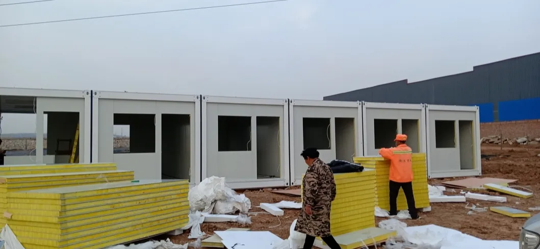 Low Cost Portable Prefabricated Steel Frame Container Guard Room Living House