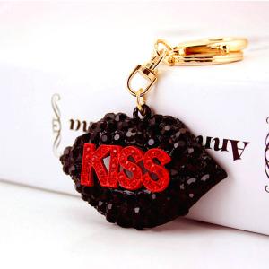 China Silkscreen Key Chain Ornaments , OEM 5cm Perfume Bottle Keyring wholesale