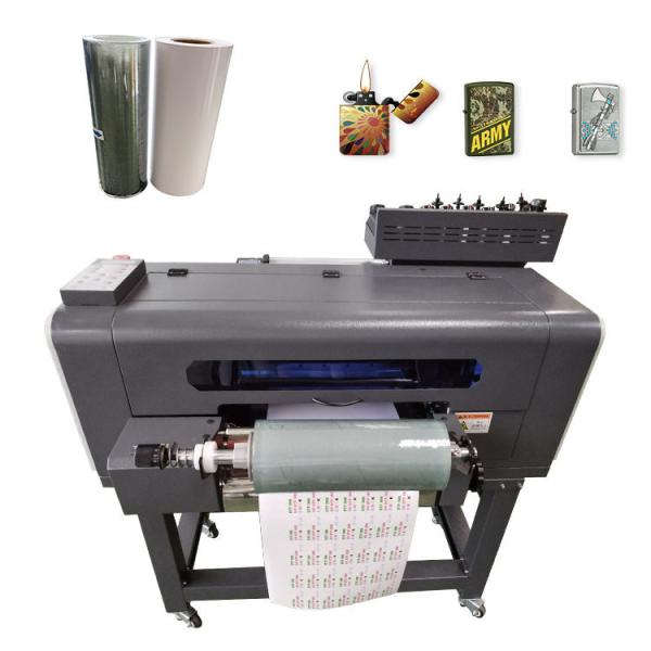 Quality Large roll to roll A3 UV Printer FILM Printing UV DTF LOGO Printing Machine CMYK W Varnish UV dtf sticker printer for sale